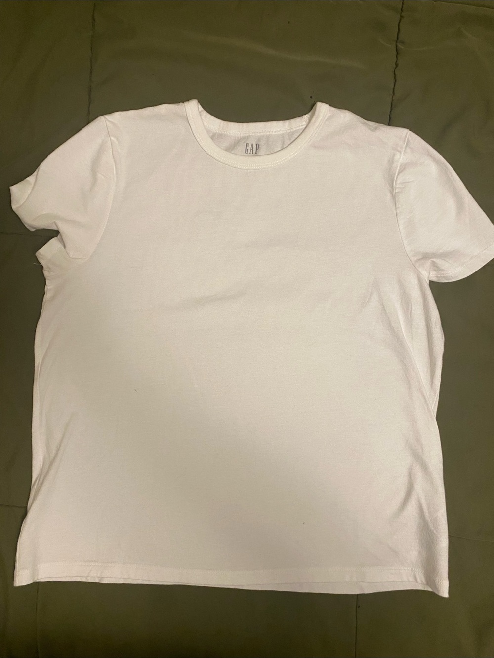 Classic White Crew Neck T‑Shirt